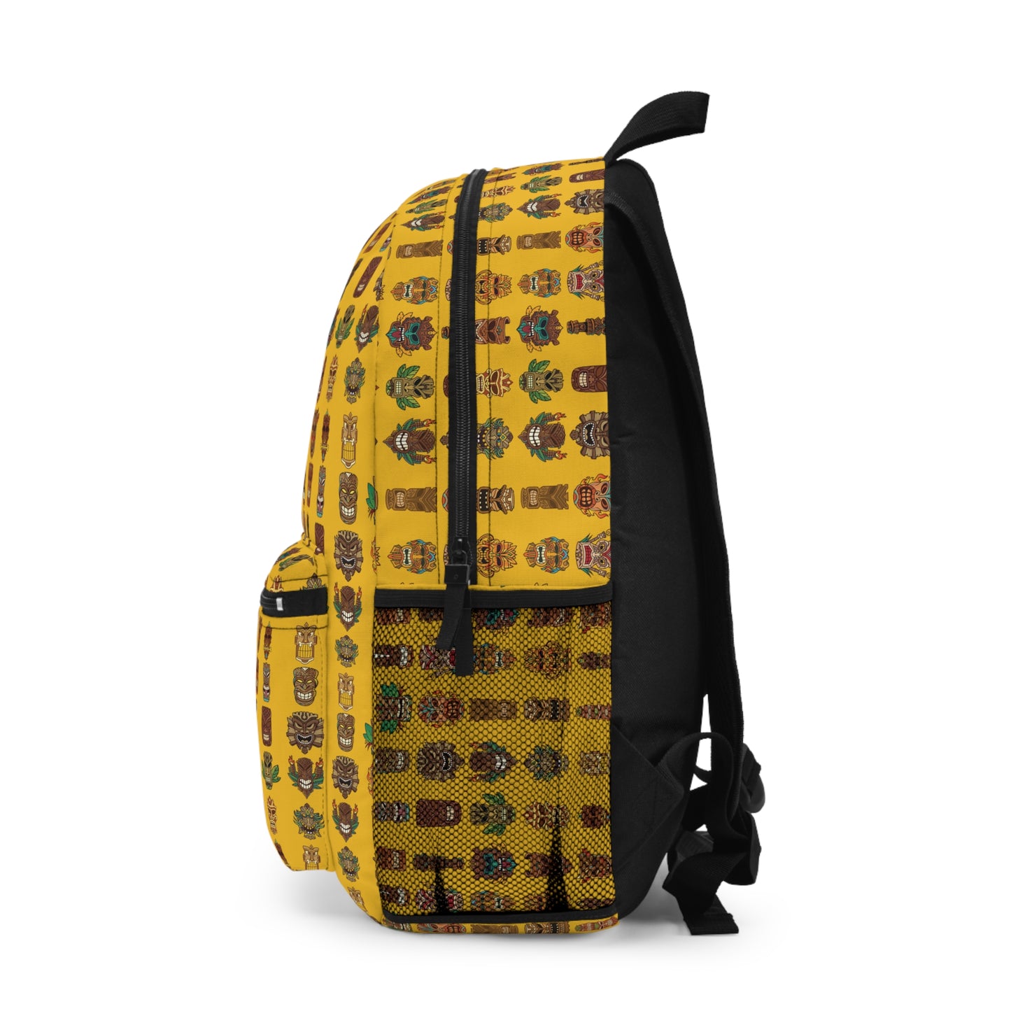Tropical Backpack / Tiny Tiki Dudes, Yellow
