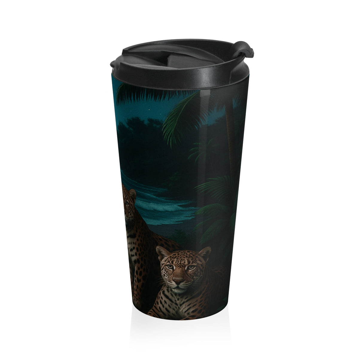 15 oz. Stainless Steel Travel Mug / Midnight Surf Patrol