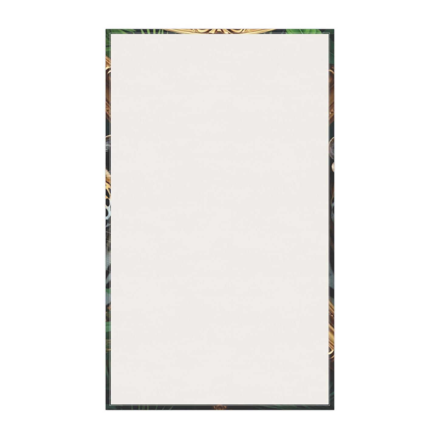 Tropical Tea Towels – Paradise Kitchen Decor / Framed Jaguars