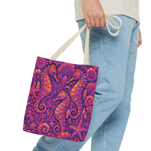 Heatwave Seahorse Trio Tote Bag - 3 Sizes