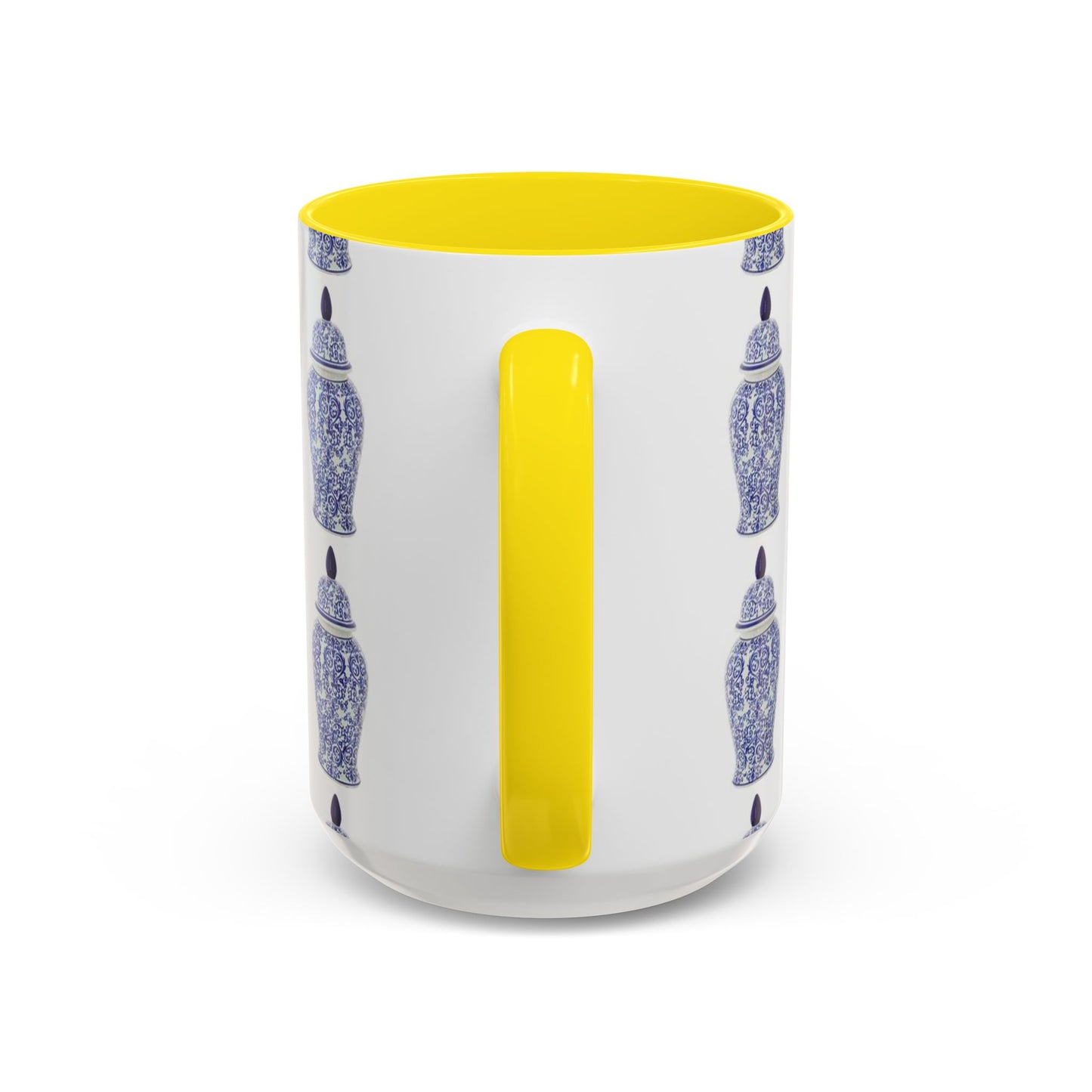 Accent Color Coffee Mug (11, 15oz), Blue Ginger Jar, Various Colors