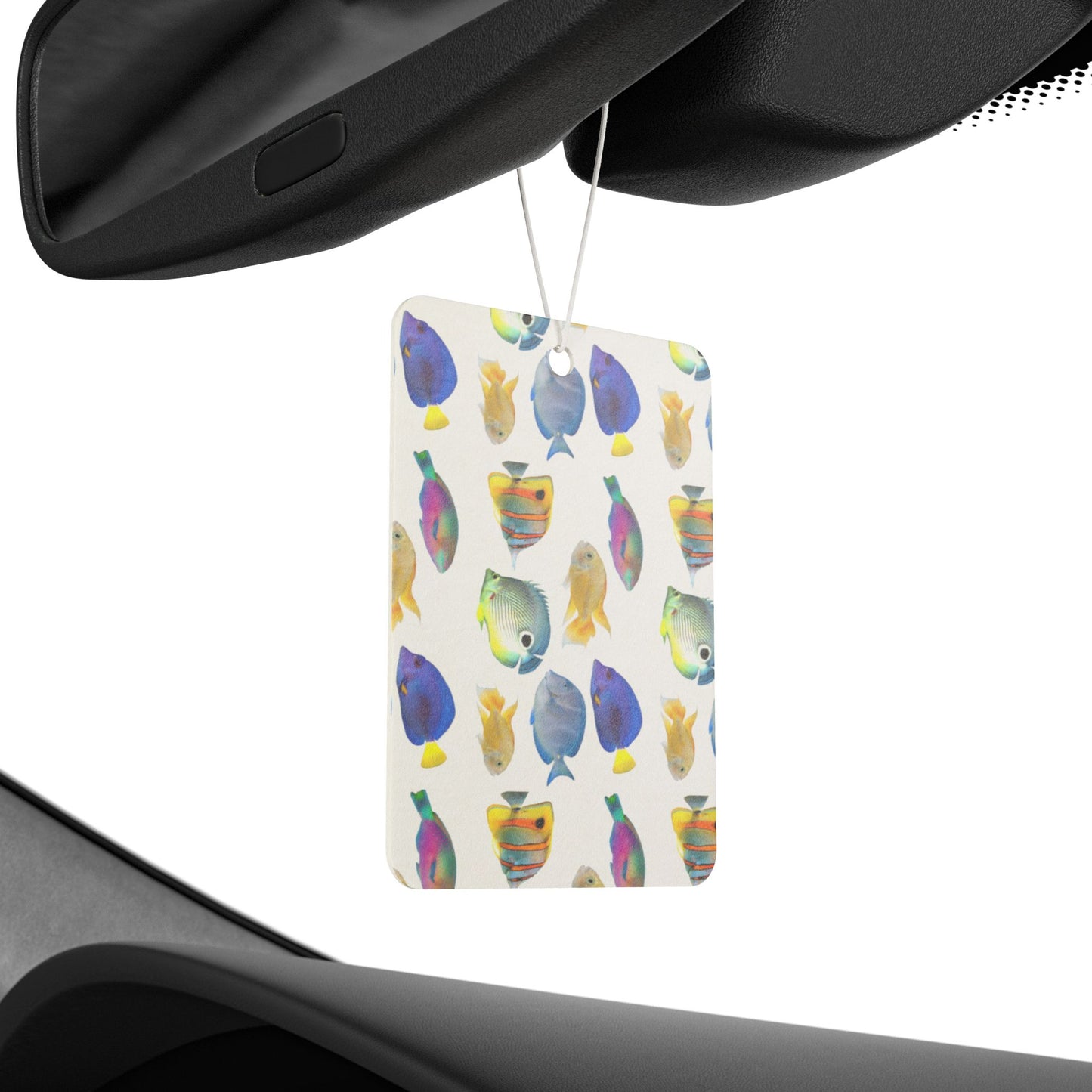 Car Air Freshener - School of Fish, Vertical