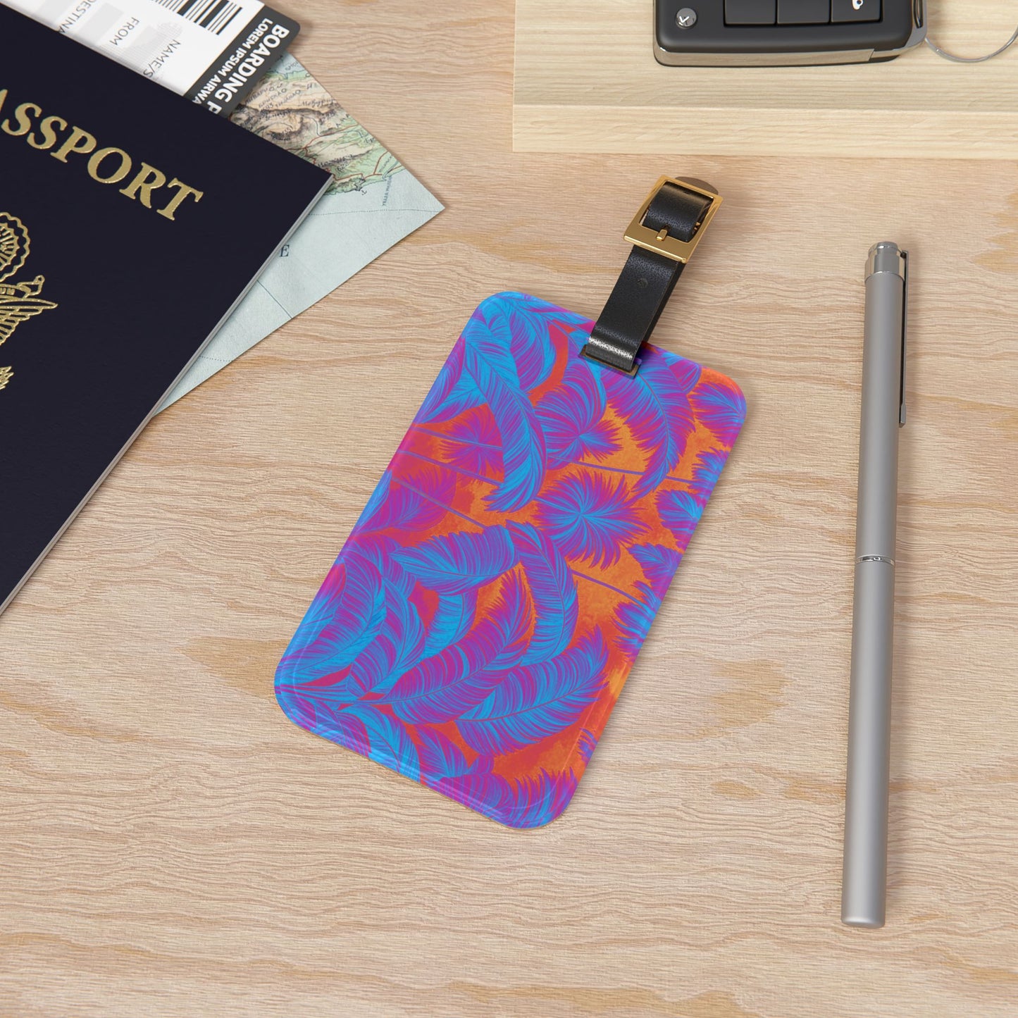 Luggage Tag - Palm Serenity, Heatwave