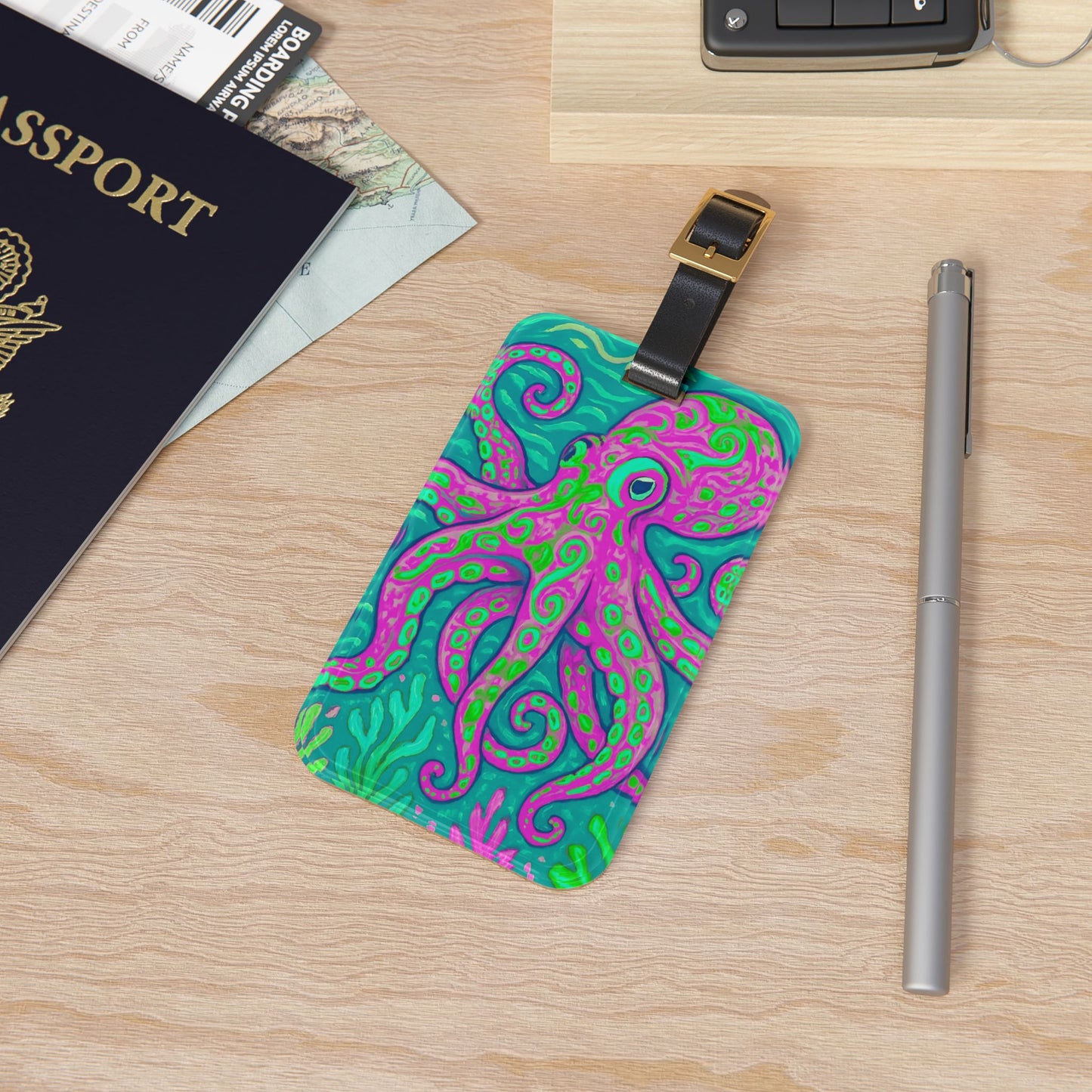 Luggage Tag - Octopus Kraken Joe, Gamma