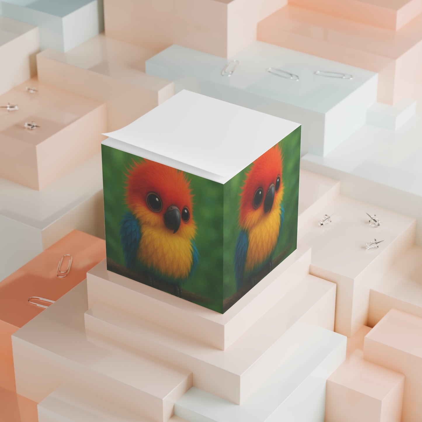 Note Cube - Baby Parrot
