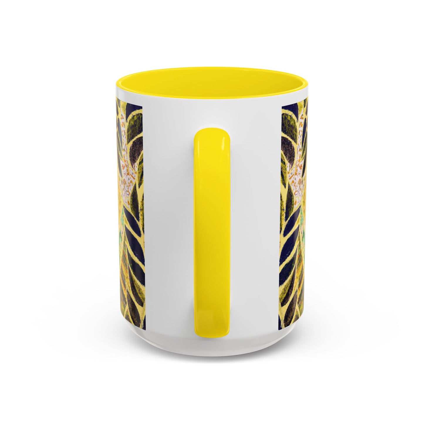 Accent Color Coffee Mug (11, 15oz), Amazon Whimsy/Yellow, Various Colors