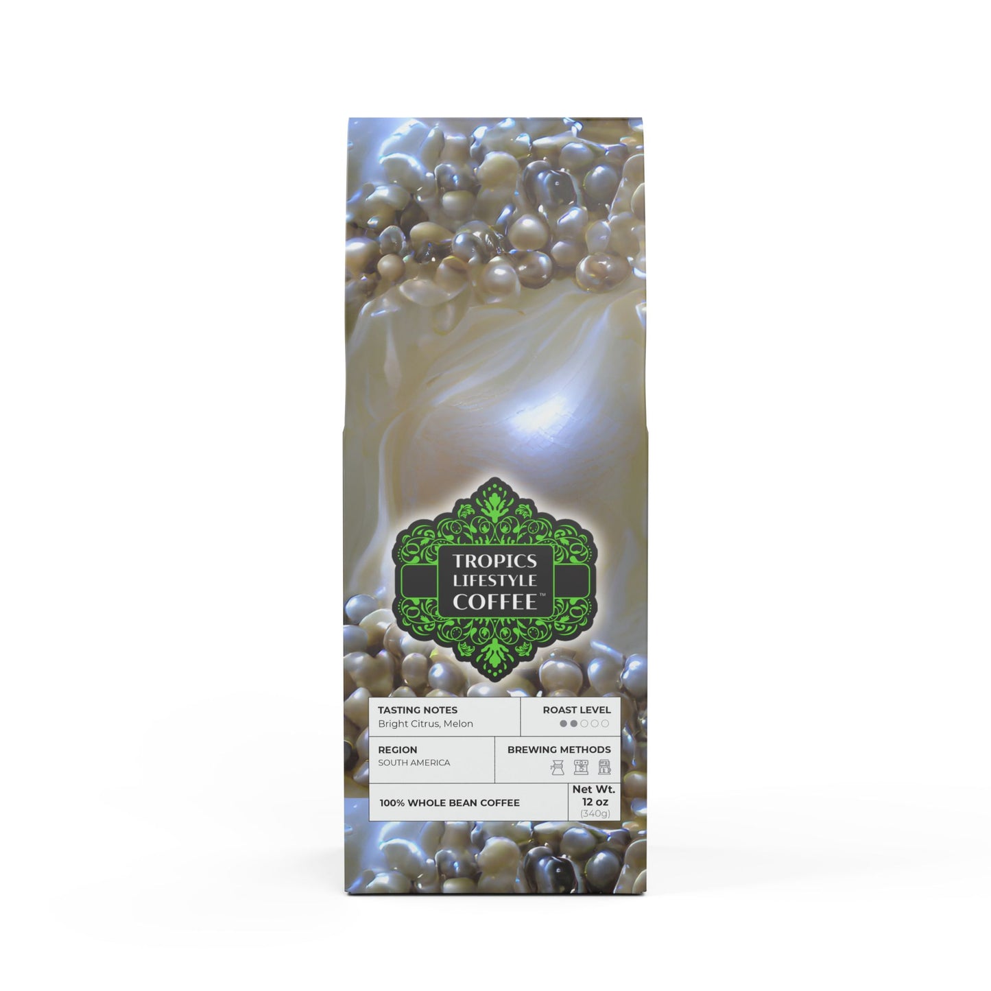 Golden Sands Single Origin™ Coffee (Light-Medium Roast) Specialty Grade / Natural Pearls Dream