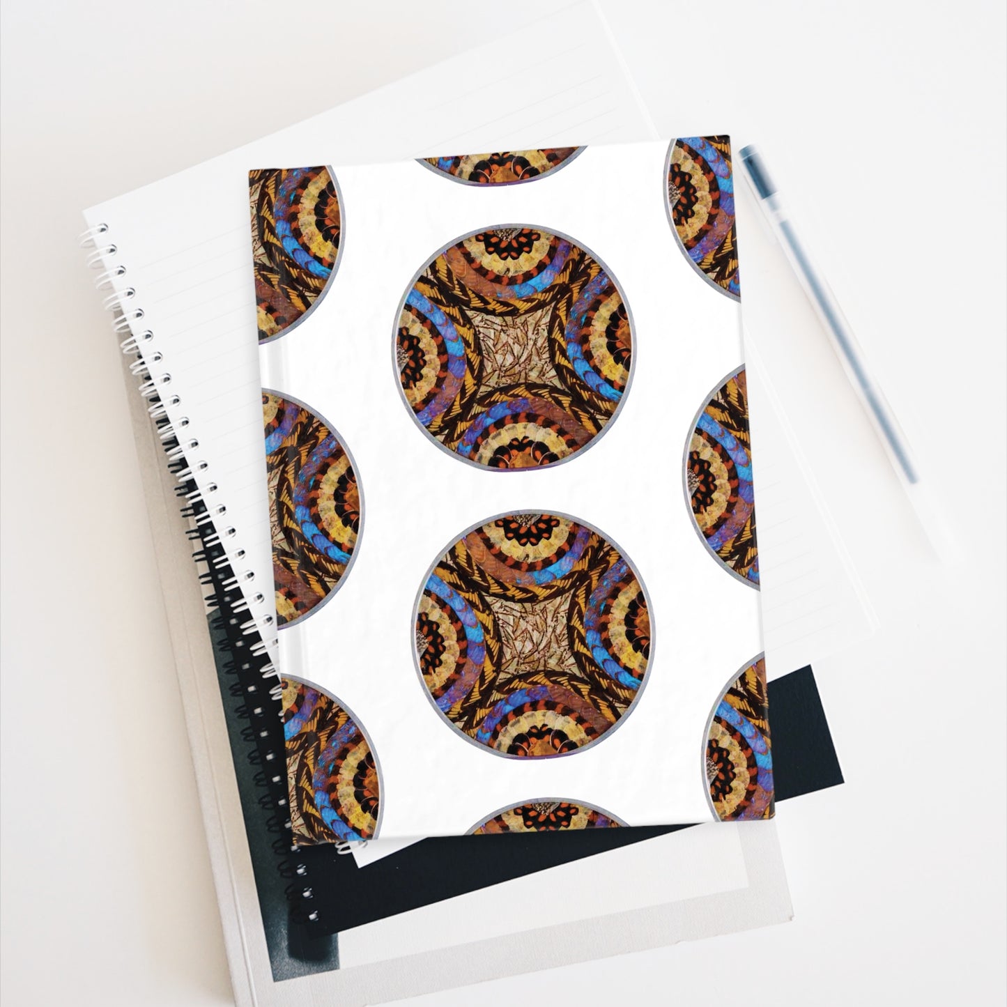 Real Butterfly Wing Plate #3 Journal - 5" x 7"