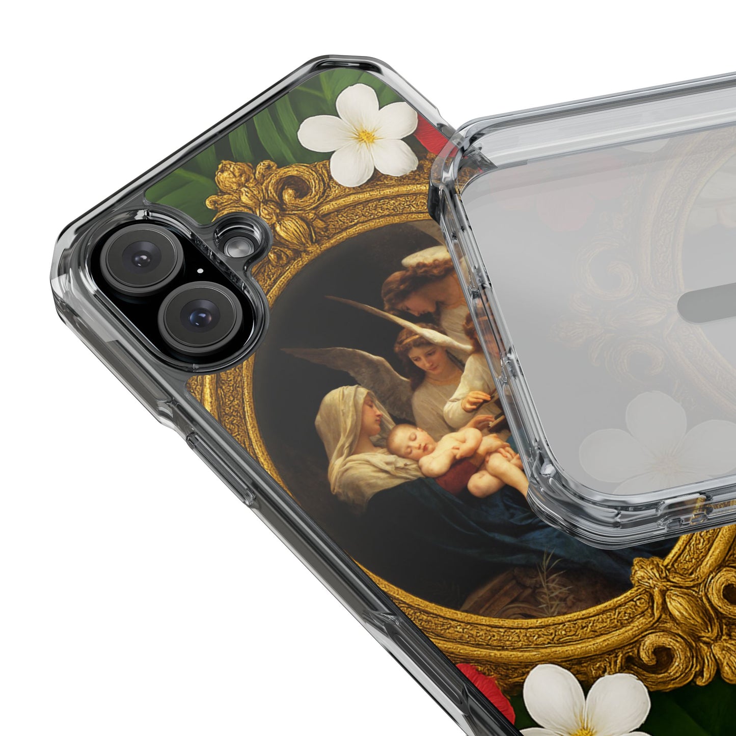 Religious Magnetic Clear Phone Case, Many Models / Song of the Angels