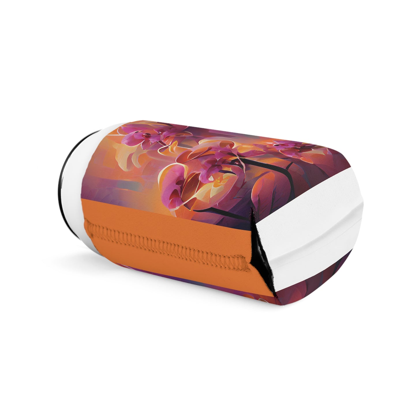 Mystic Orchids Can Cooler Sleeve - Perfect for Outdoor Picnics