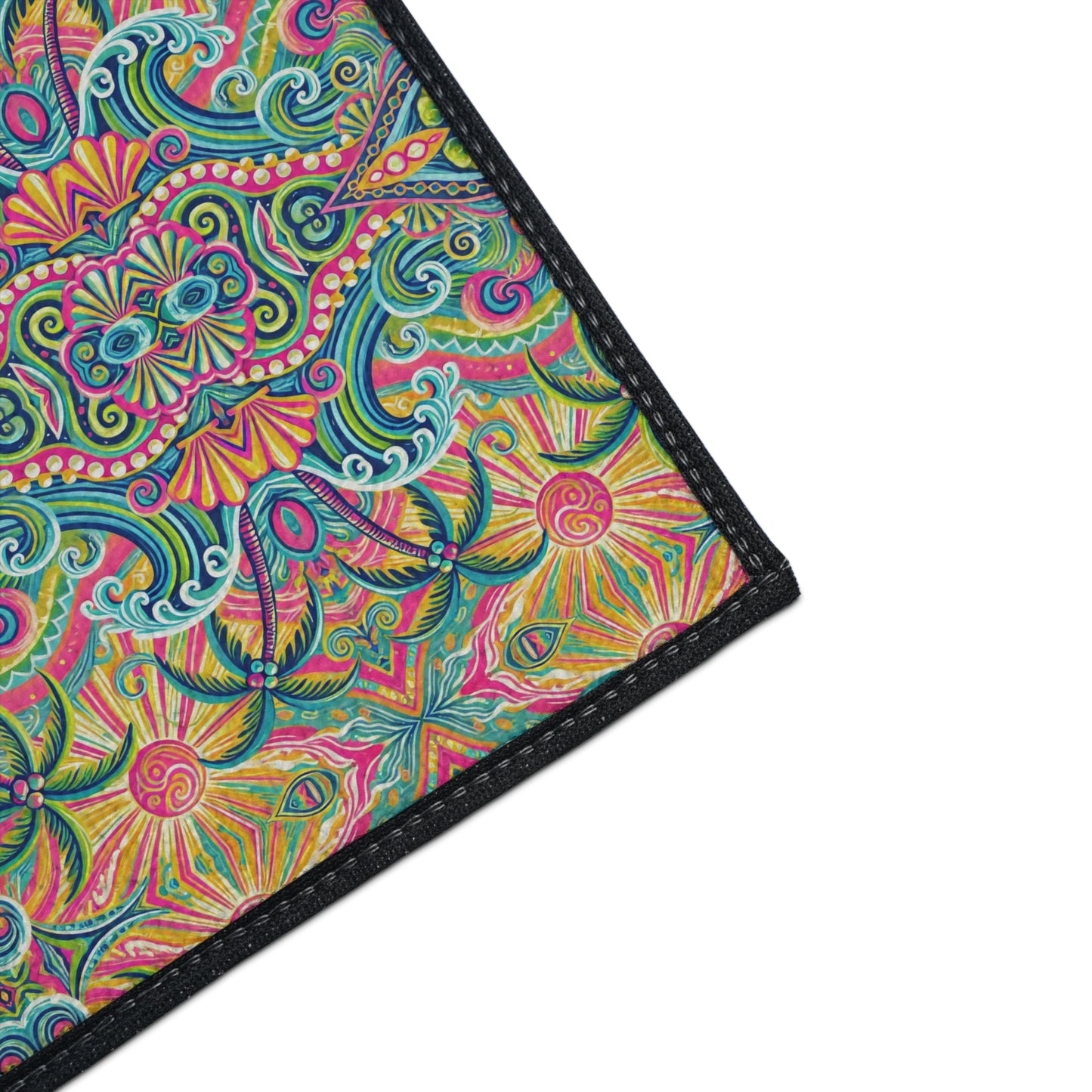 Heavy Duty Floor Mat, 5 Sizes – Tropical Area Rug for Home Décor / Kaleido Bay