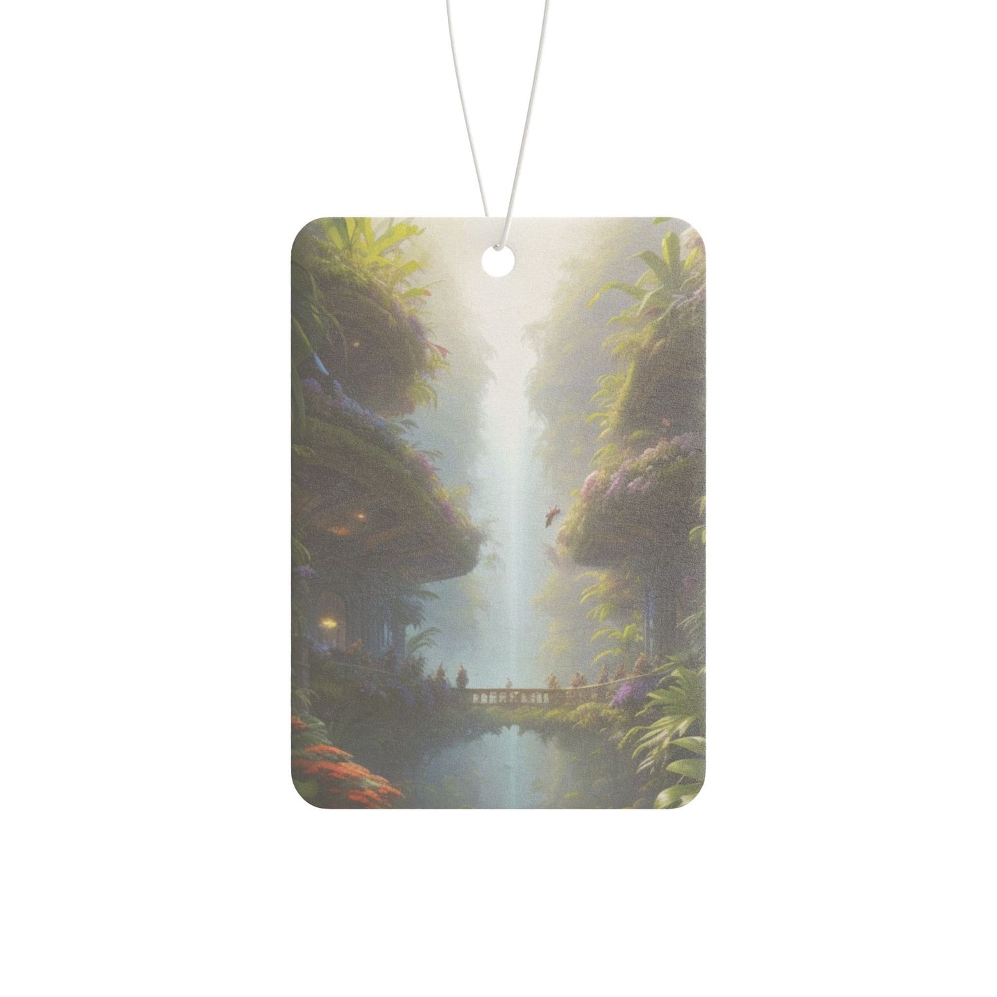 Rainforest Home Car Air Freshener - Vibrant Tropical Aromatic Décor