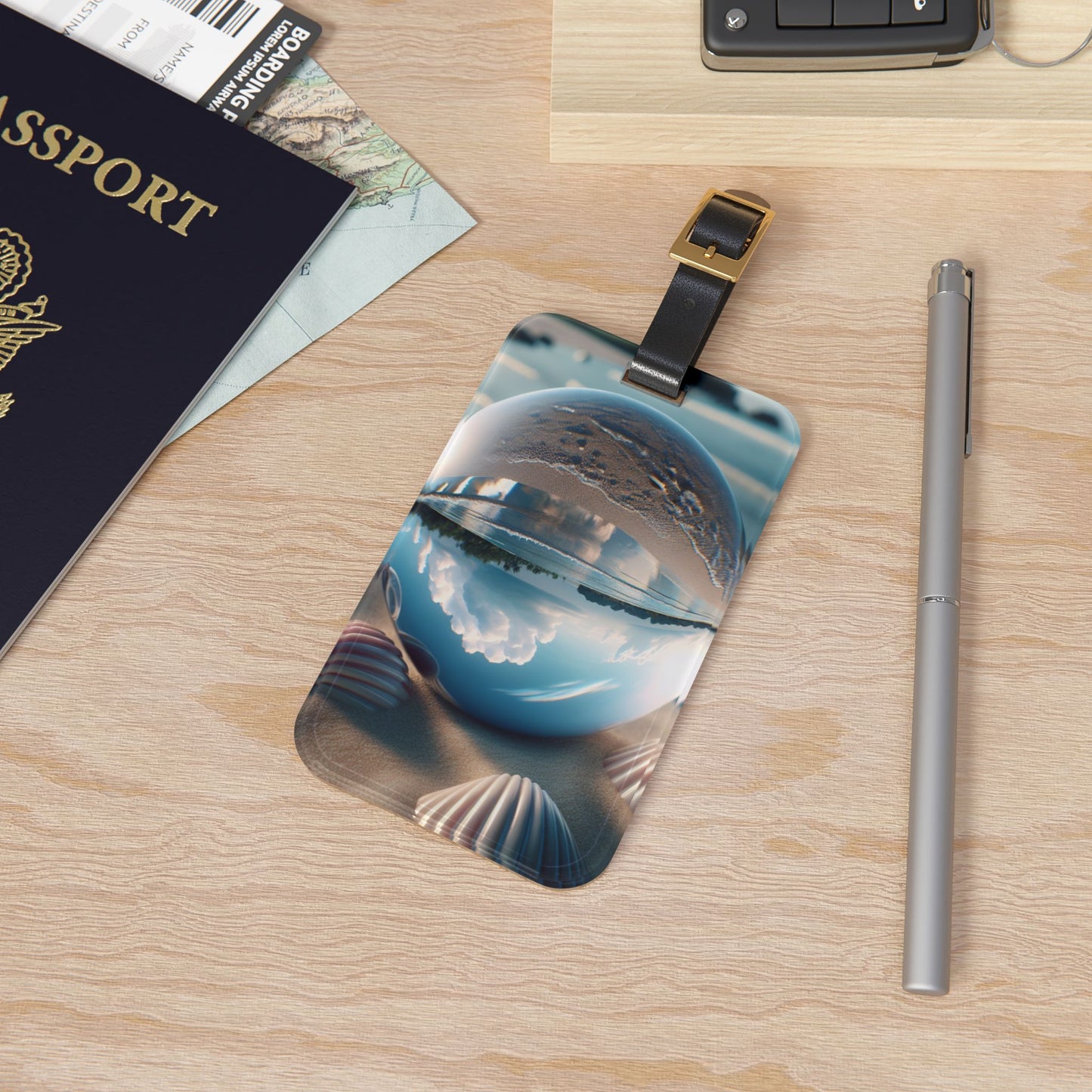 Luggage Tag - Beach Illusion Ball