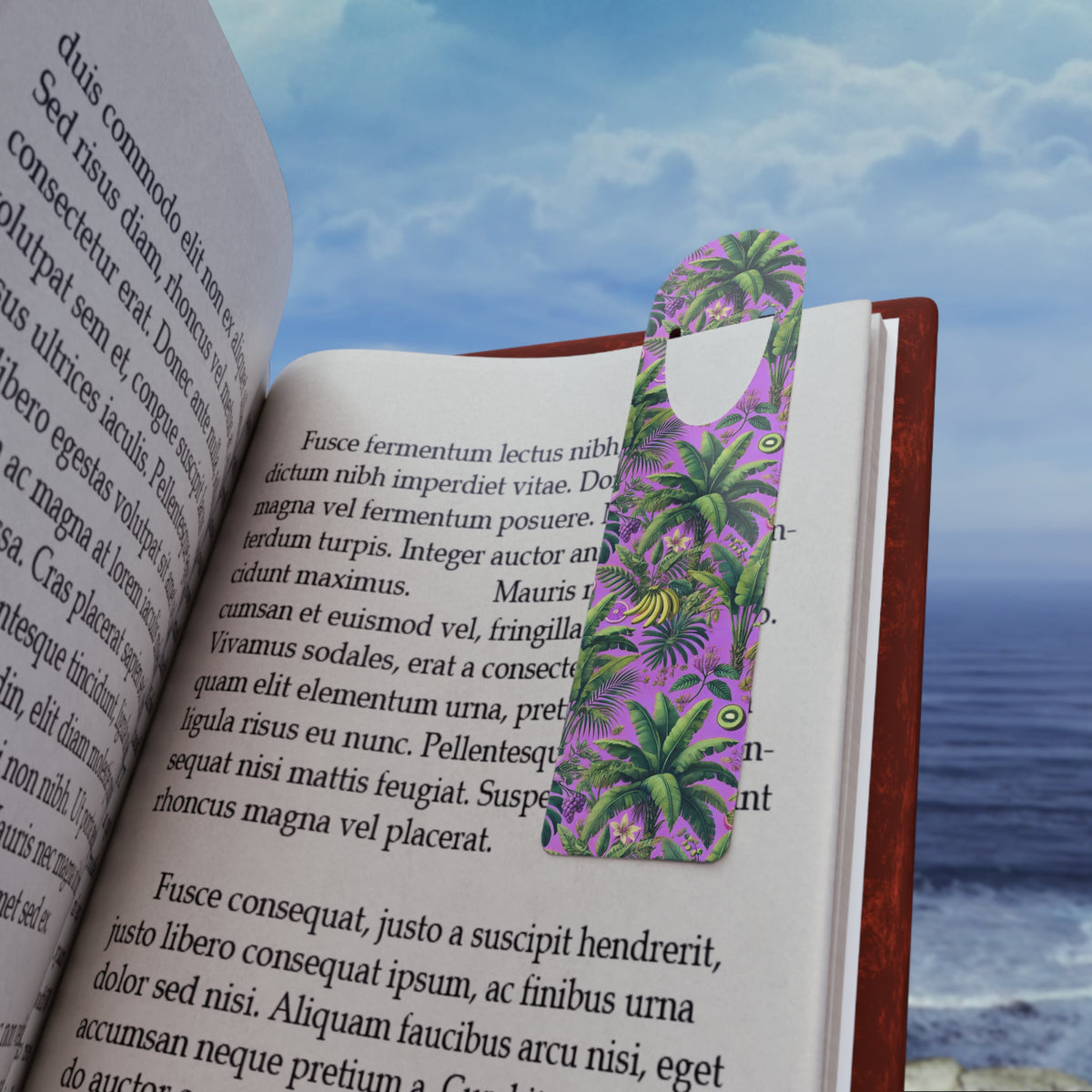 Bookmark - Aluminum, More Tropical Fruit/Dark Lilac