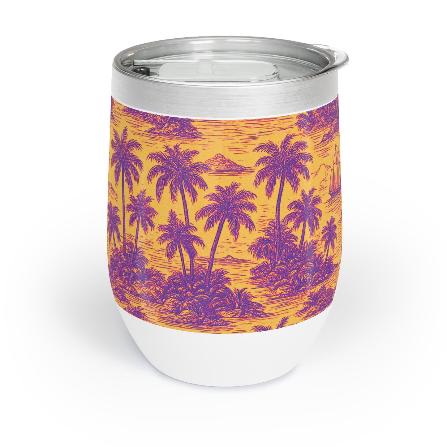 Chill Wine Tumbler with Faraway Toile/Pop