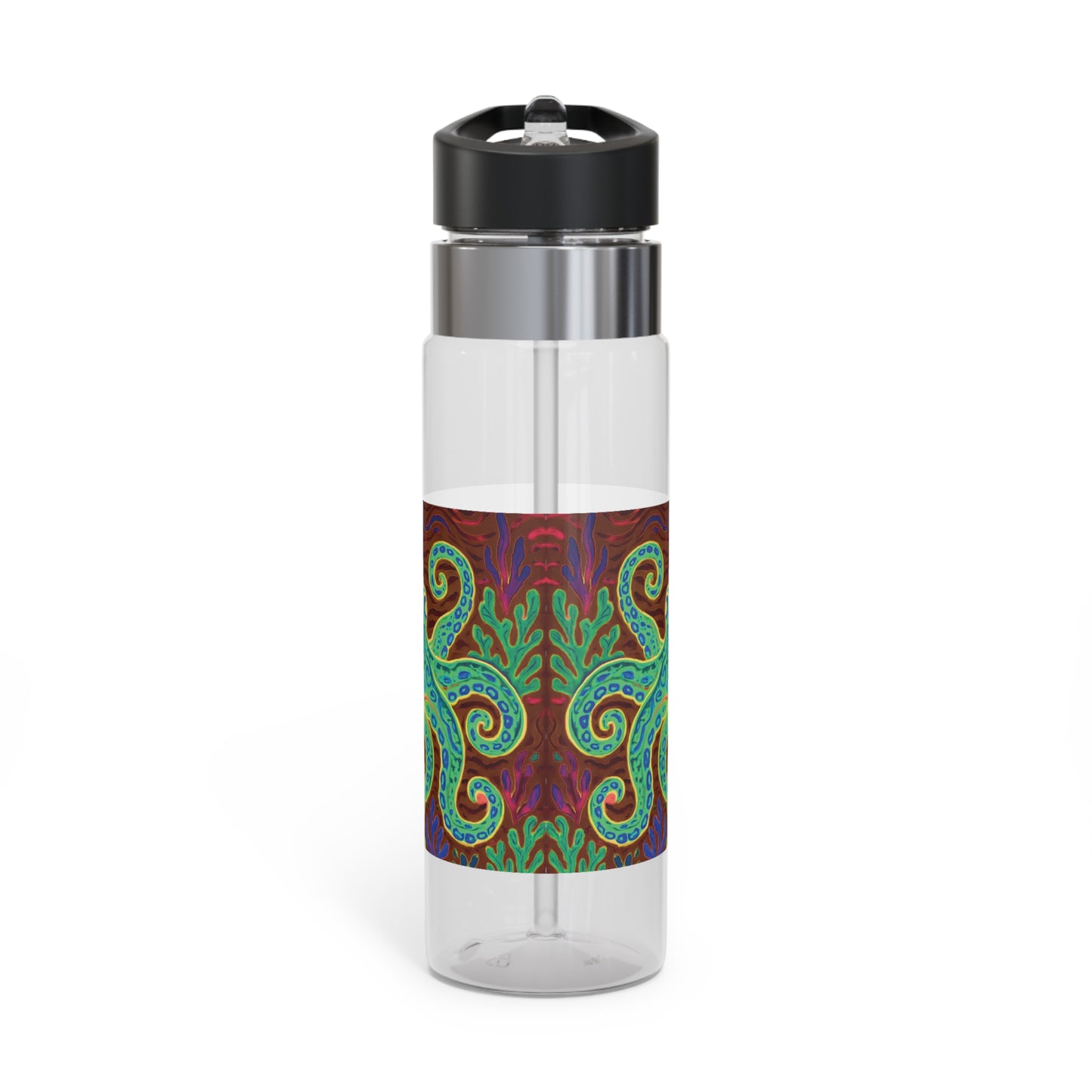 Tropical 20oz Tritan Sport Water Bottle - Leakproof, Lightweight, BPA-Free / Kraken Joe, Gamma