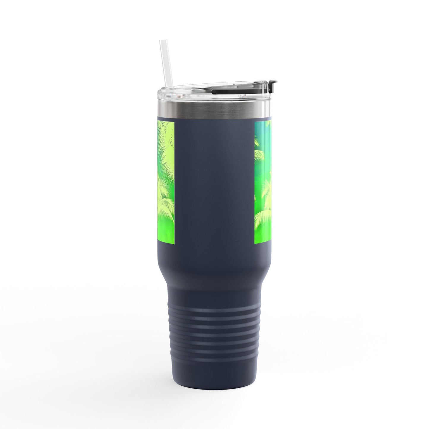 Insulated Travel Mug, 40oz / Palm Glow Green - Perfect for Outdoor Adventures