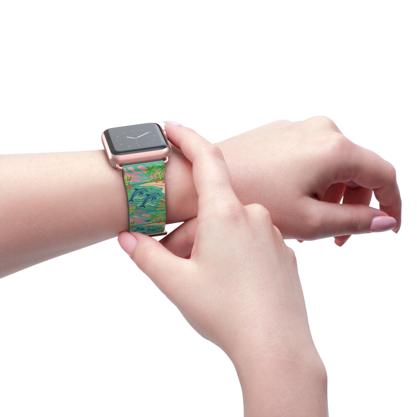 Apple Watch Band - Jumping Dolphins