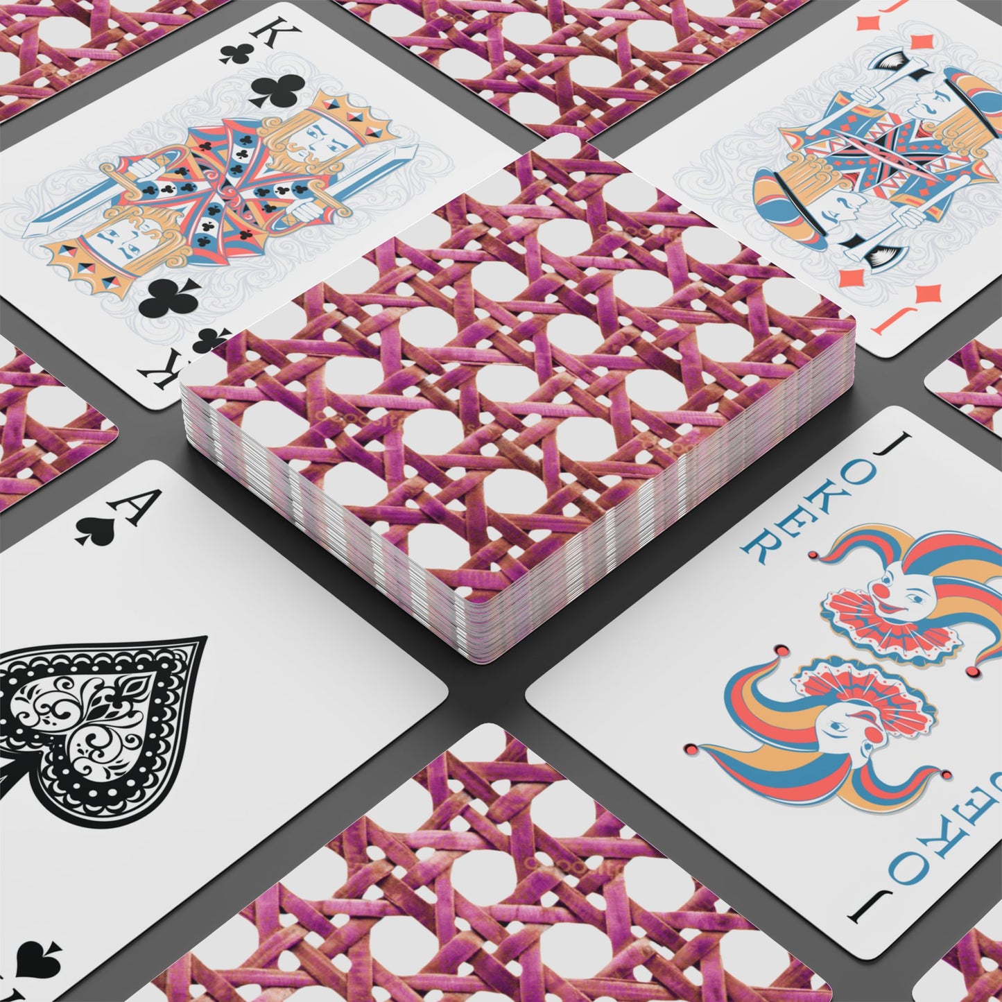 Poker Playing Cards - Beach Chair Wicker/Hibiscus