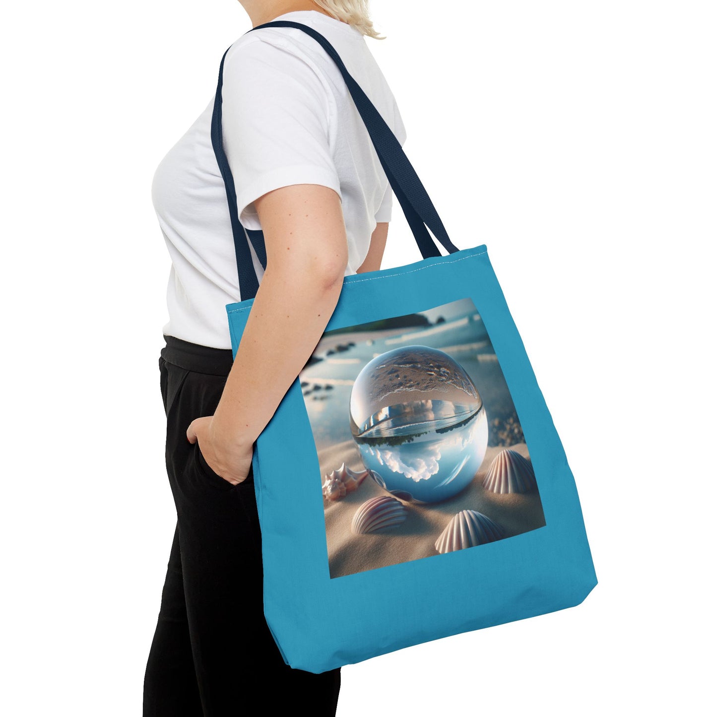 Crystal Ball With Shells Tote Bag - 3 Sizes