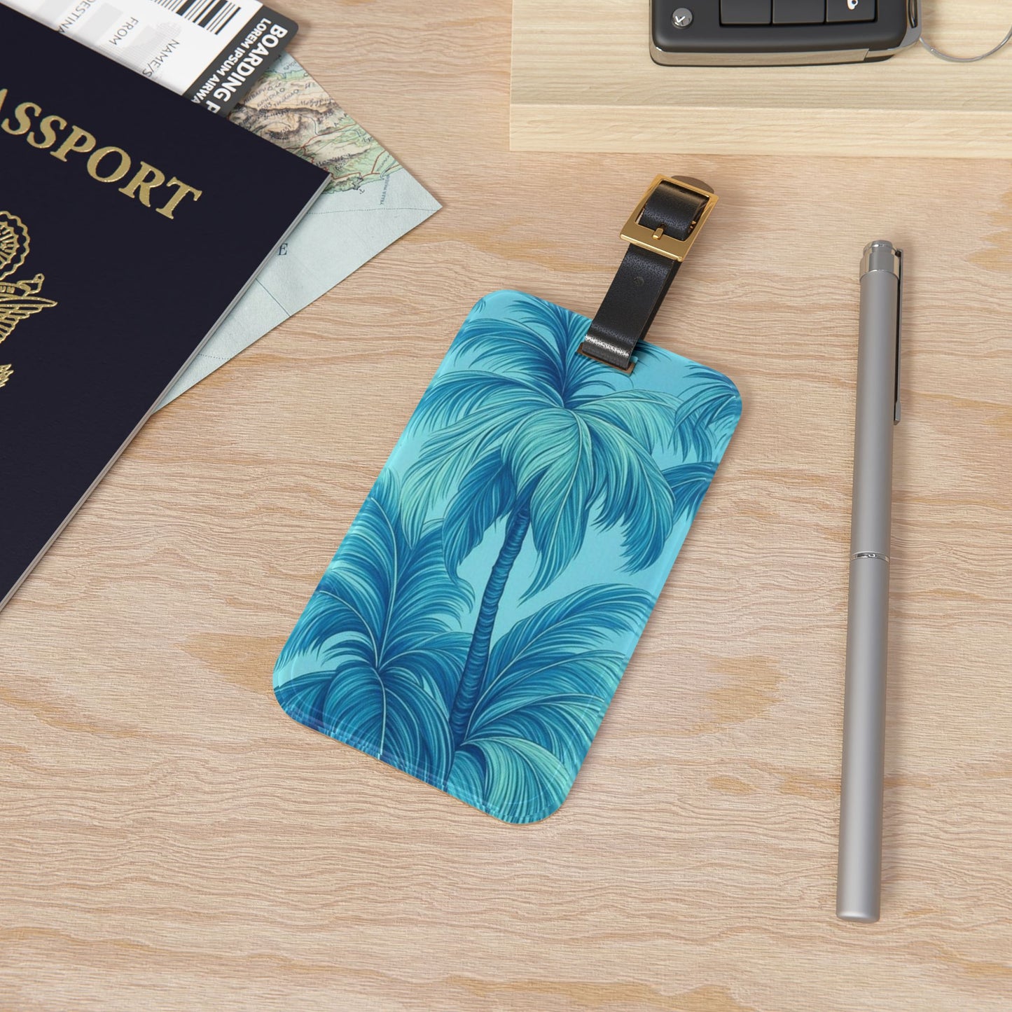 Luggage Tag - Azure Palms