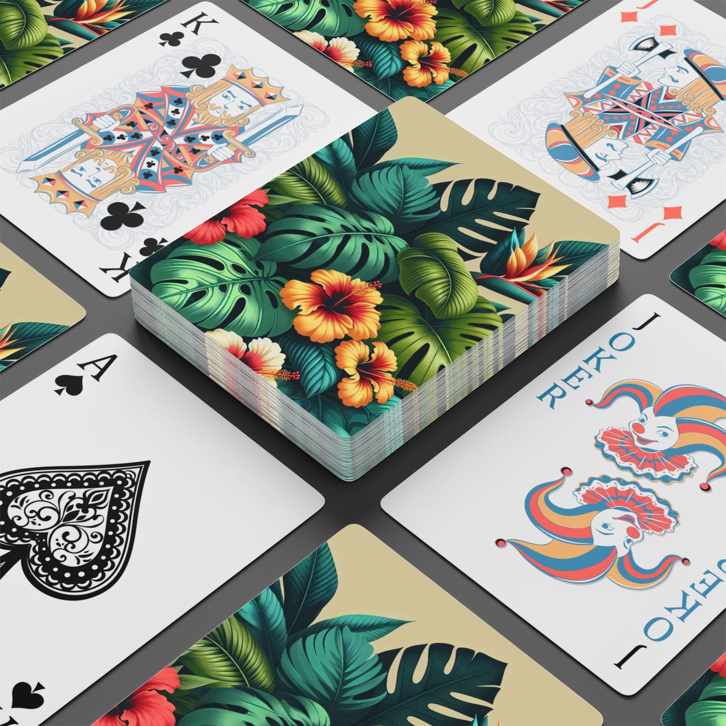 Poker Playing Cards - Exotic Flora
