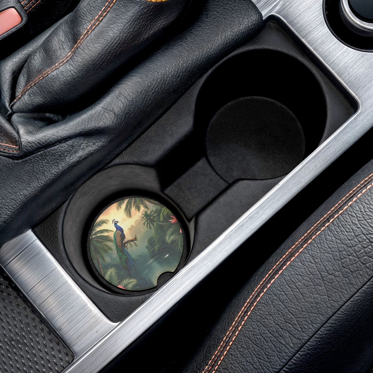 Soapstone Car Coaster - Guardian of the Rainforest