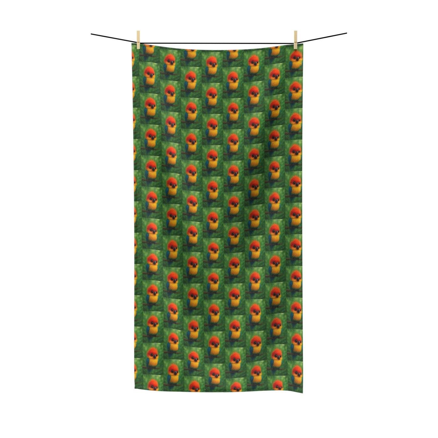 Baby Parrot Polycotton Towel