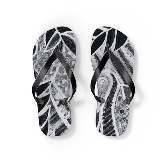 Flip Flops - Amazon Whimsy, Noir