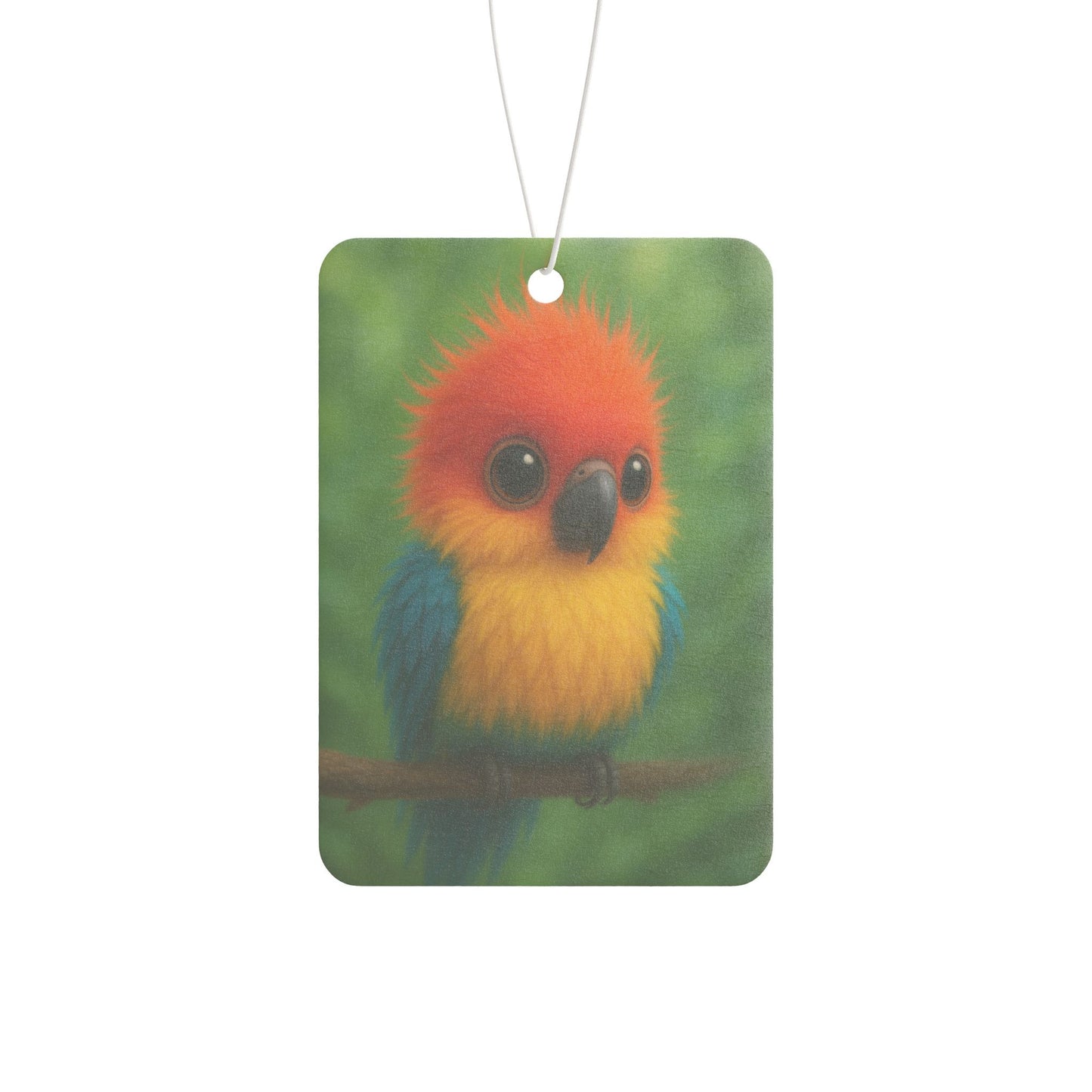 Baby Parrot Car Air Freshener - Vibrant Aromatic Wildlife Décor