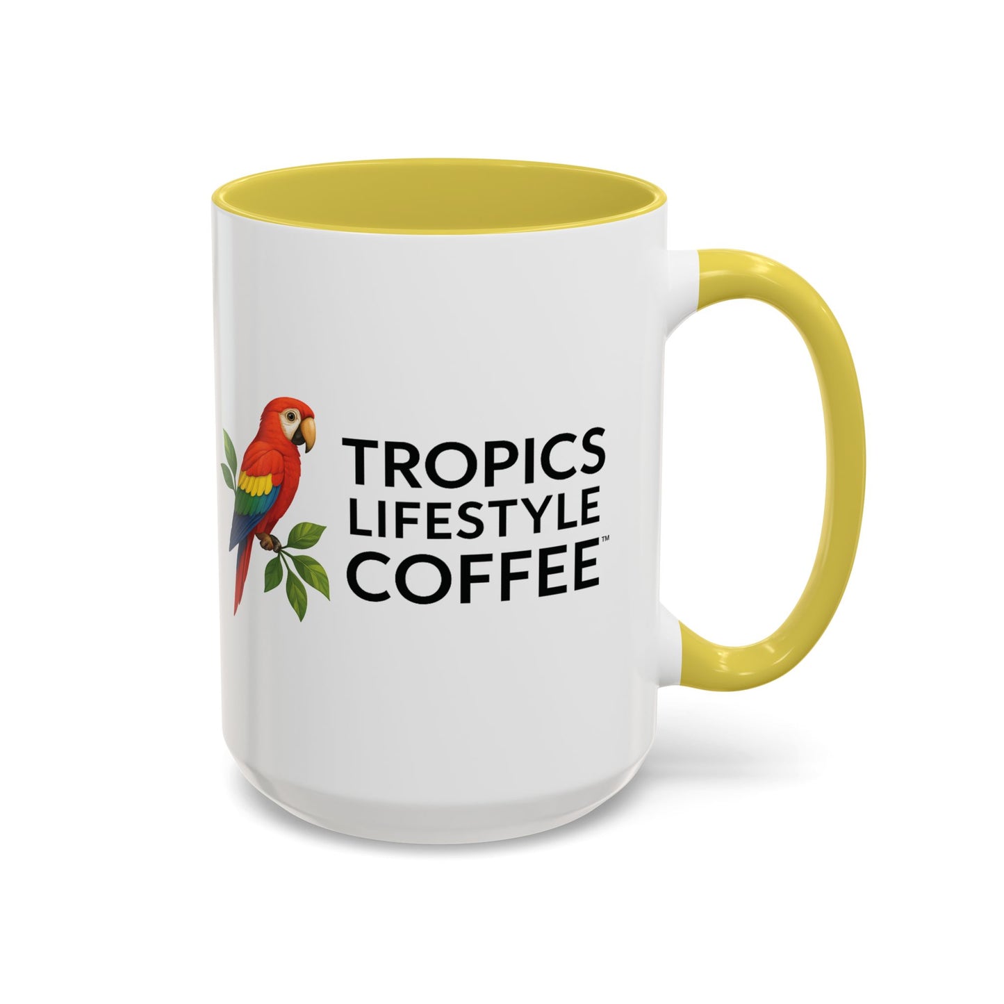 Tropics Lifestyle Coffee Mug — Colorful Parrot 11oz