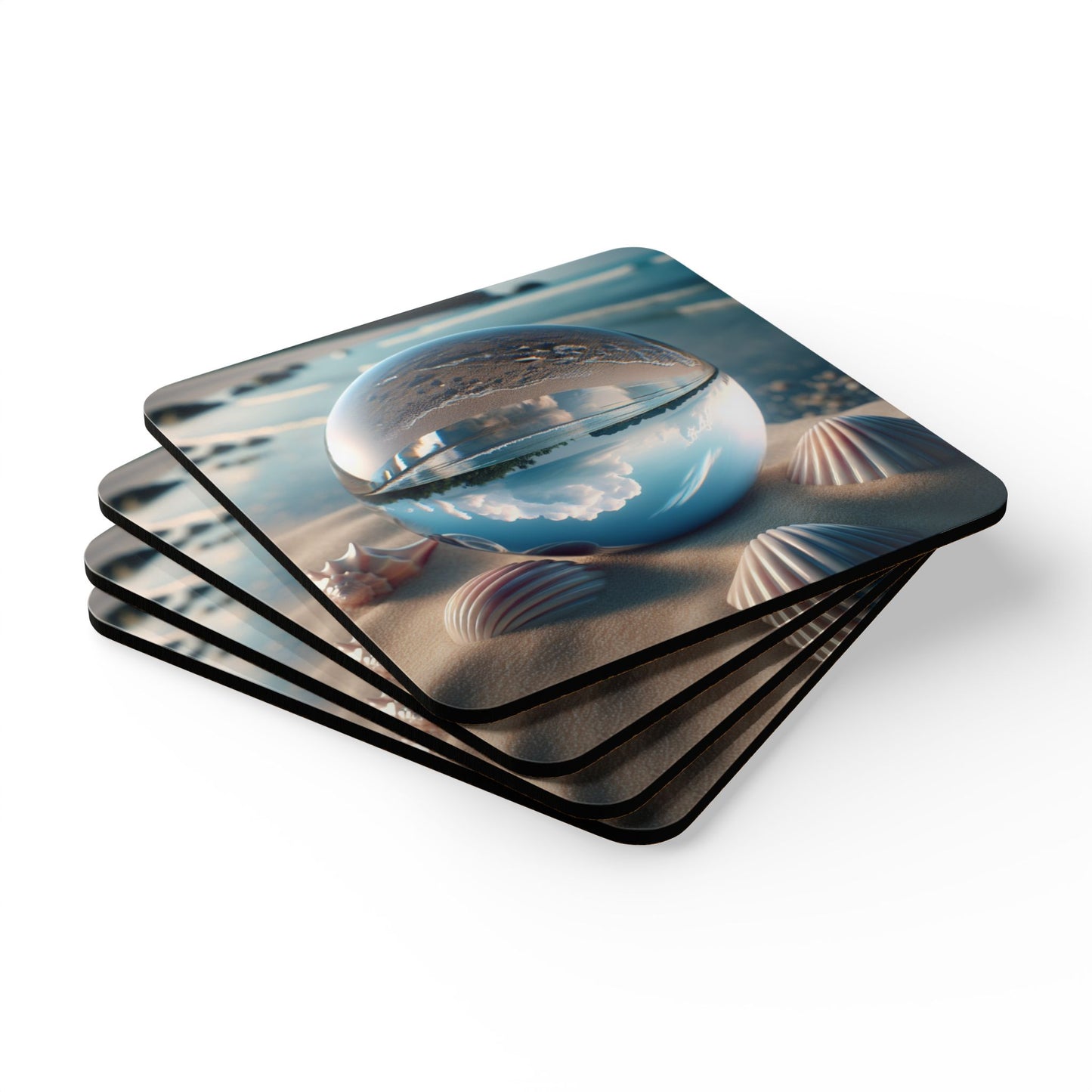 Coaster Set - Beach Illusion Ball
