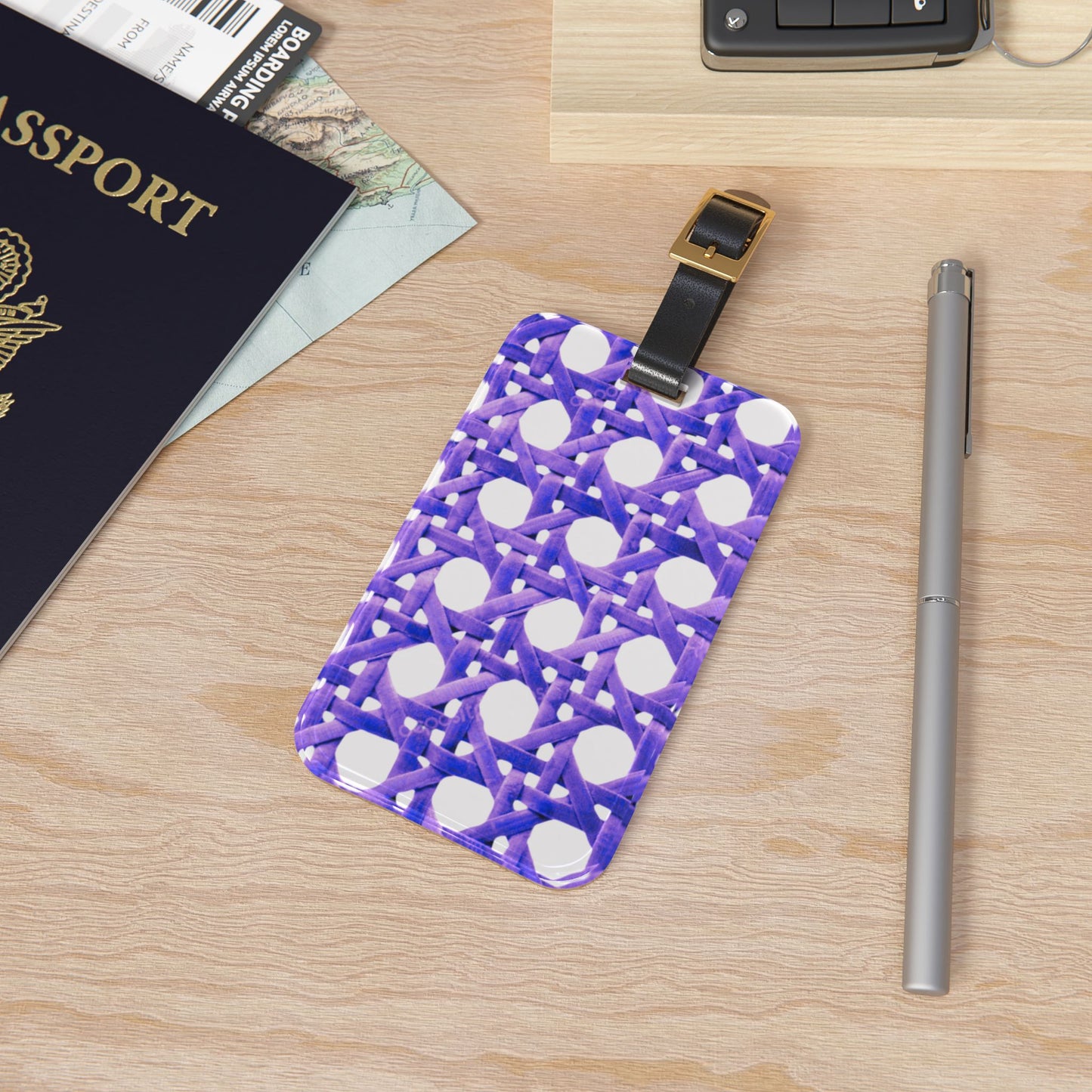 Luggage Tag - Tropical Fruit, Amethyst