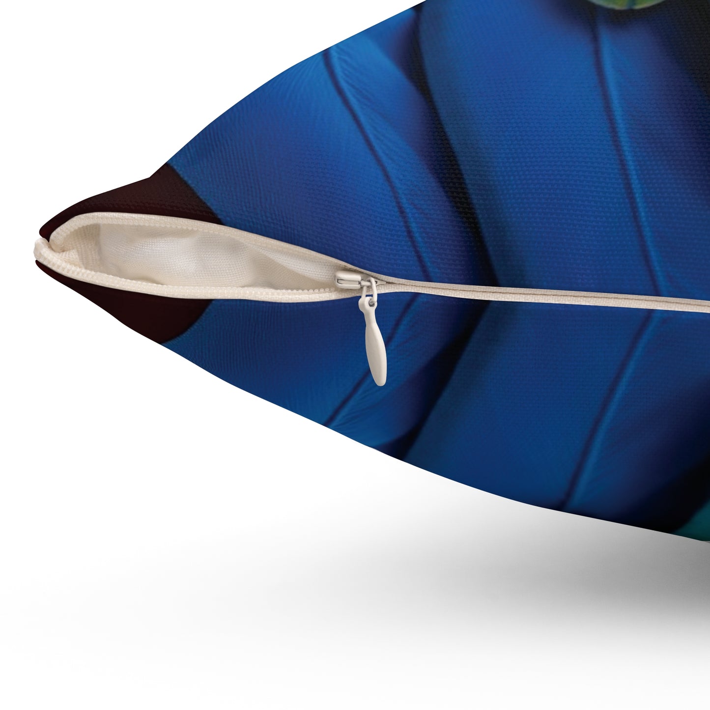 Decorative Pillow - Accent Cushion, 4 Sizes / Rainforest Macaw Feathers