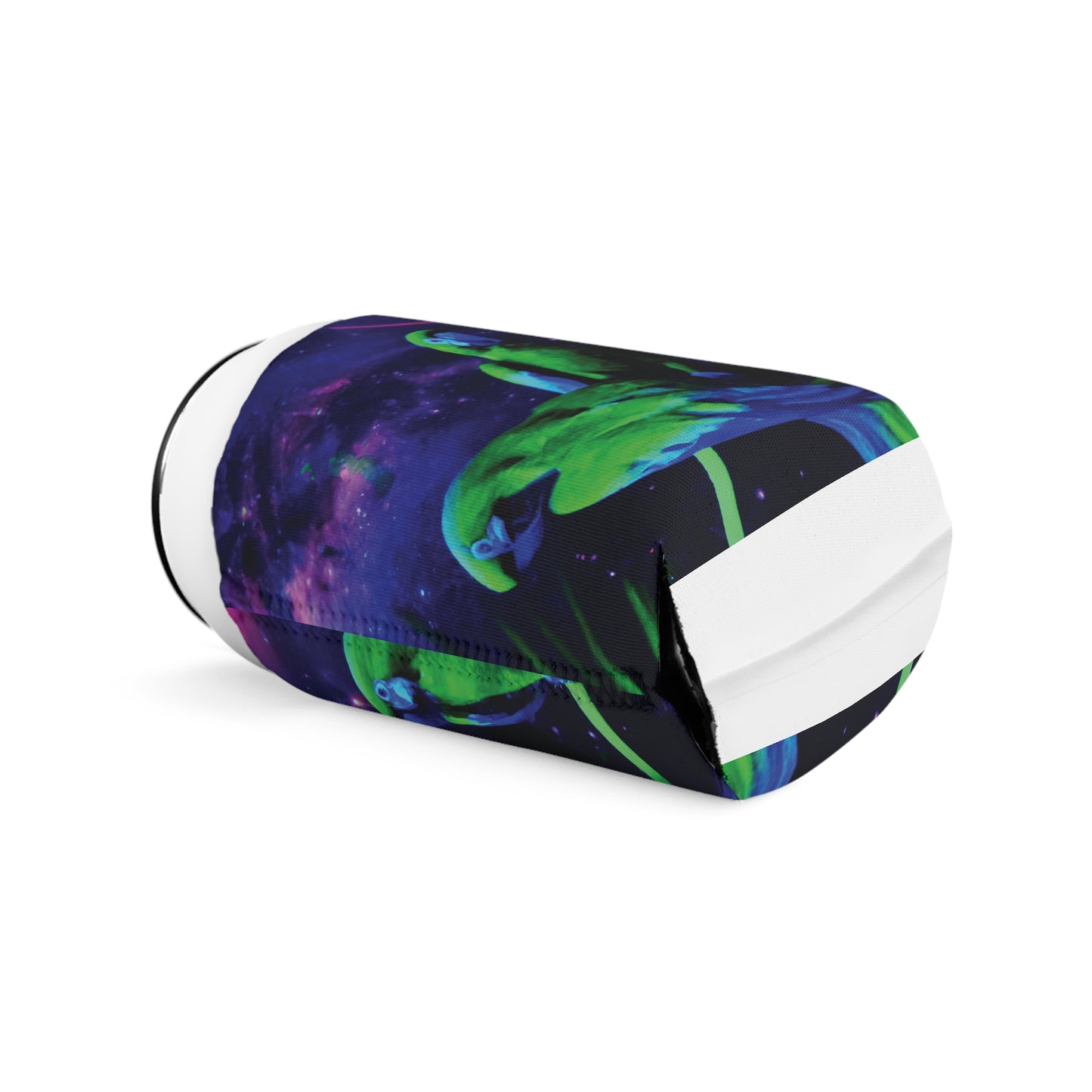 Galactic Parrots Can Cooler Sleeve - Perfect for Outdoor Picnics