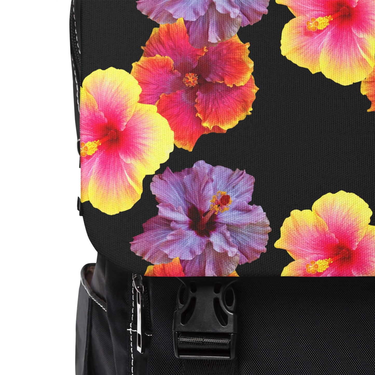 Hibiscus Flowers Trio Casual Backpack - Perfect for Everyday Adventures