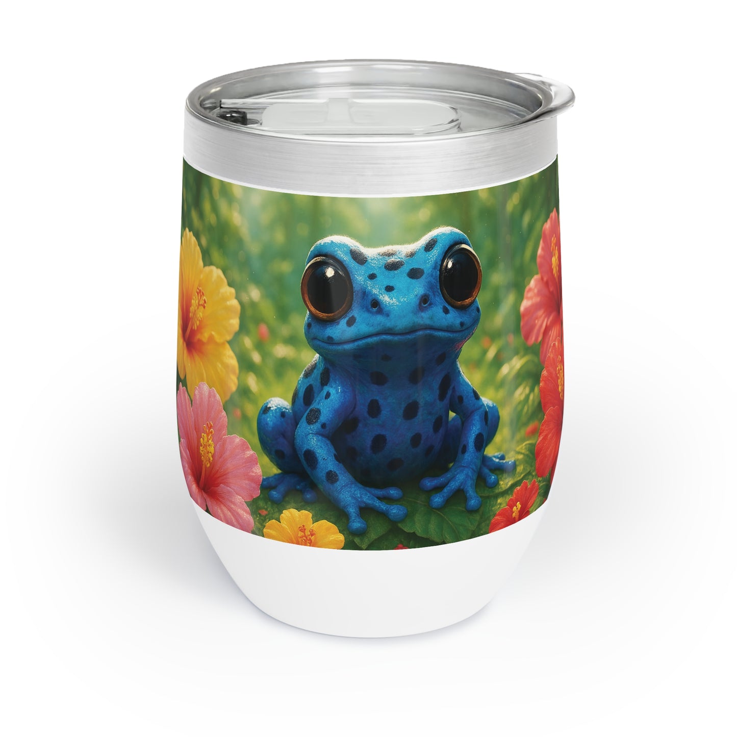 Chill Wine Tumbler with Baby Tree Frog