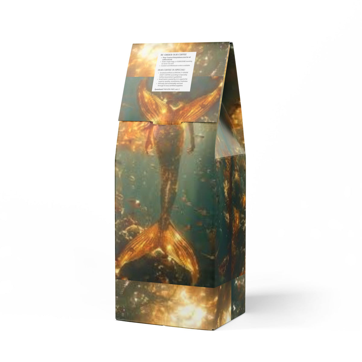 Cocoa Palms Blend™ (Medium-Dark Roast) Specialty Grade Craft Coffee / Solo Mermaid