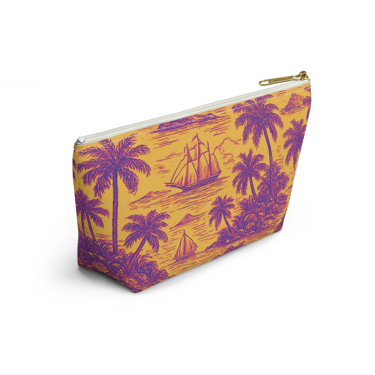 Tropical Accessory Pouch, 2 sizes | Makeup Bag | Perfect for Travel & Everyday Use / Faraway Toile, Pop