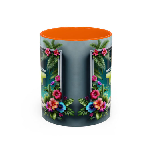 Accent Color Coffee Mug (11, 15oz), 8 Colors - Tropical Margarita