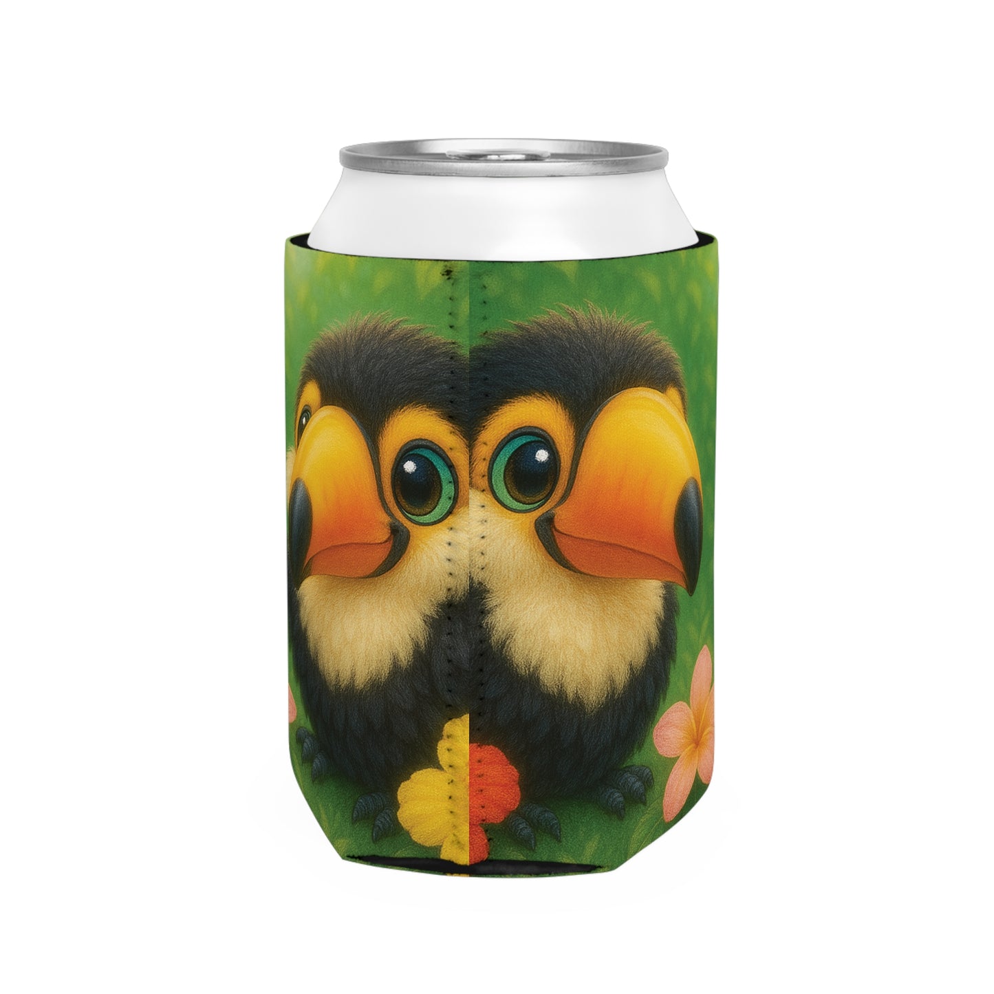 Baby Toucans Can Cooler Sleeve - Perfect for Outdoor Picnics