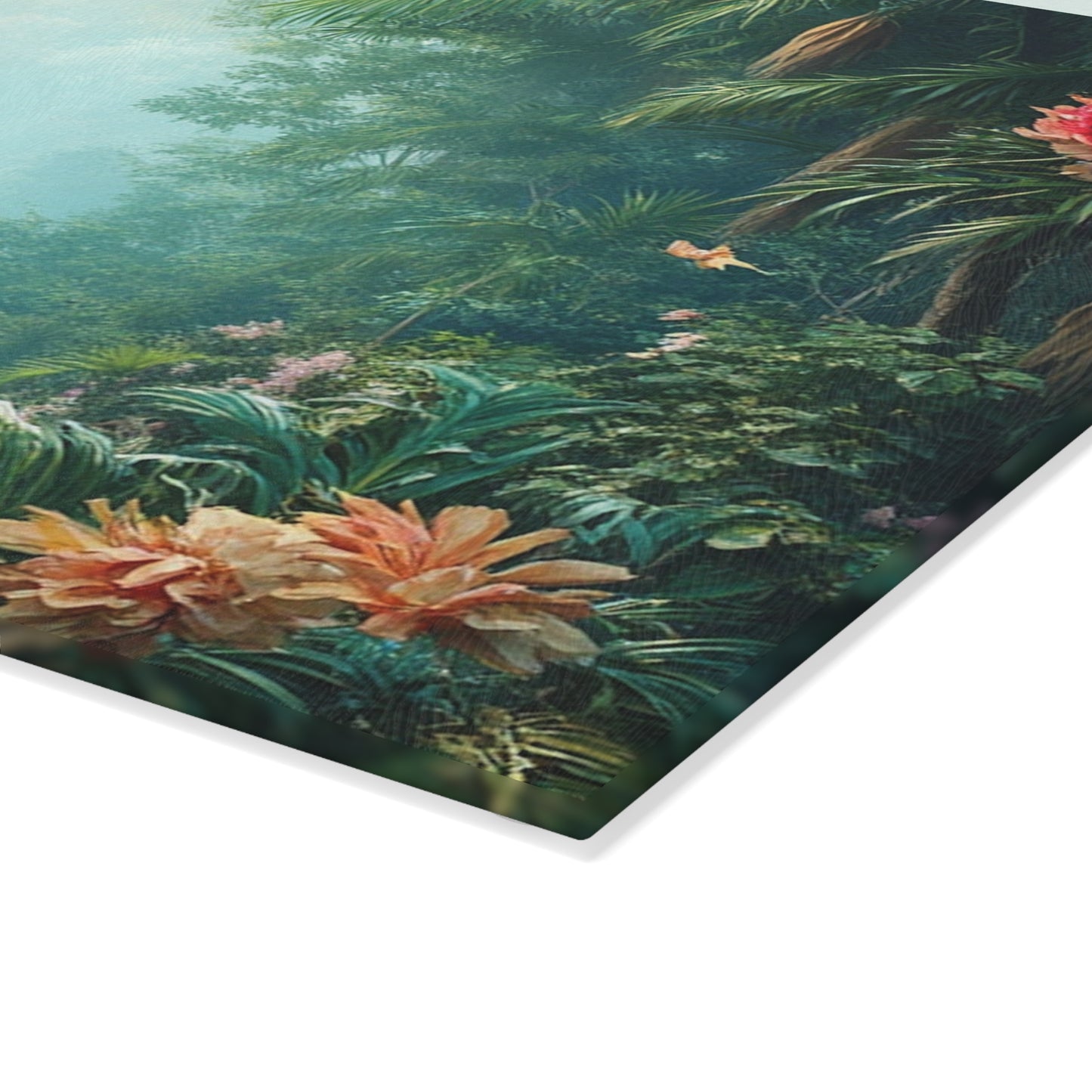 Glass Cutting Board, 2 sizes - Another Day in Paradise