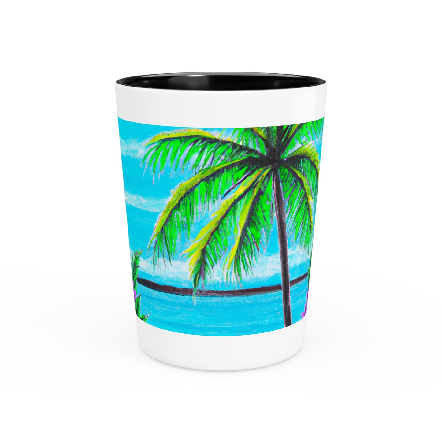 Ceramic Shot Glass - Calm Beach