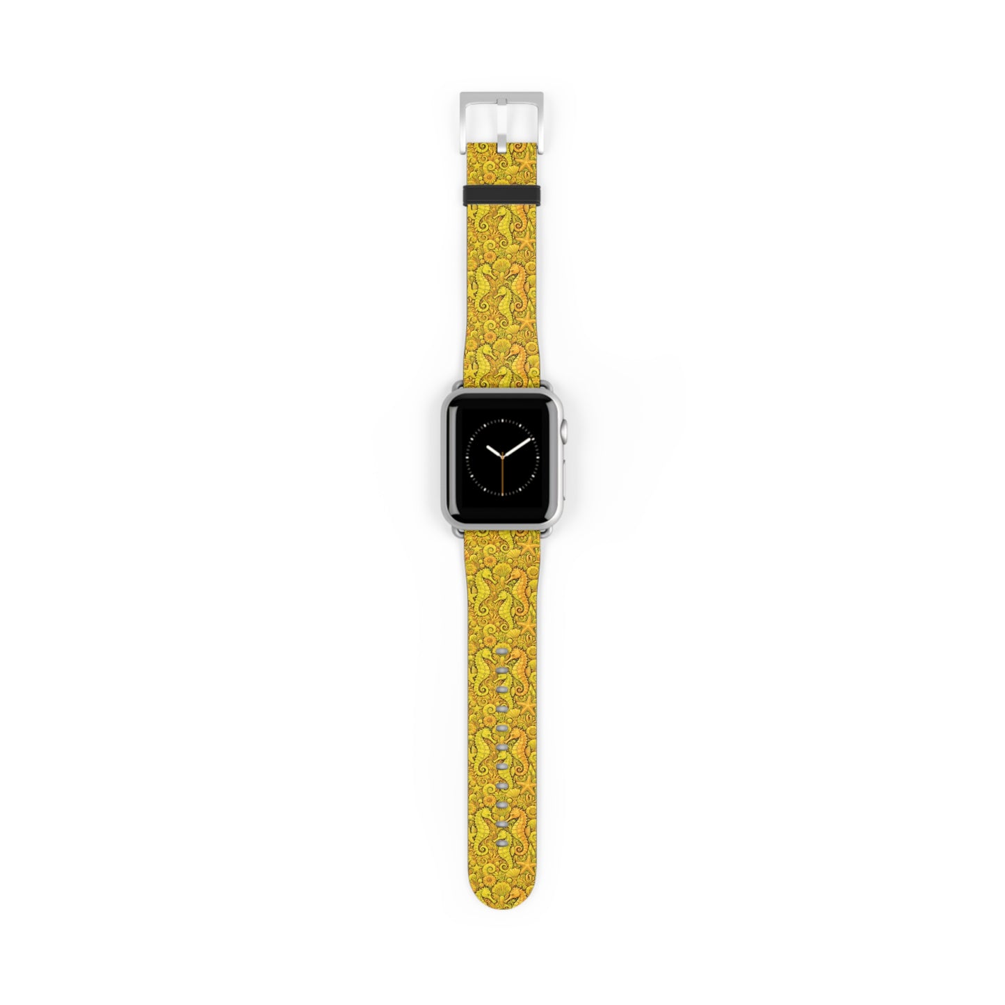 Apple Watch Band - Tropical Seahorse Trio, Yellow