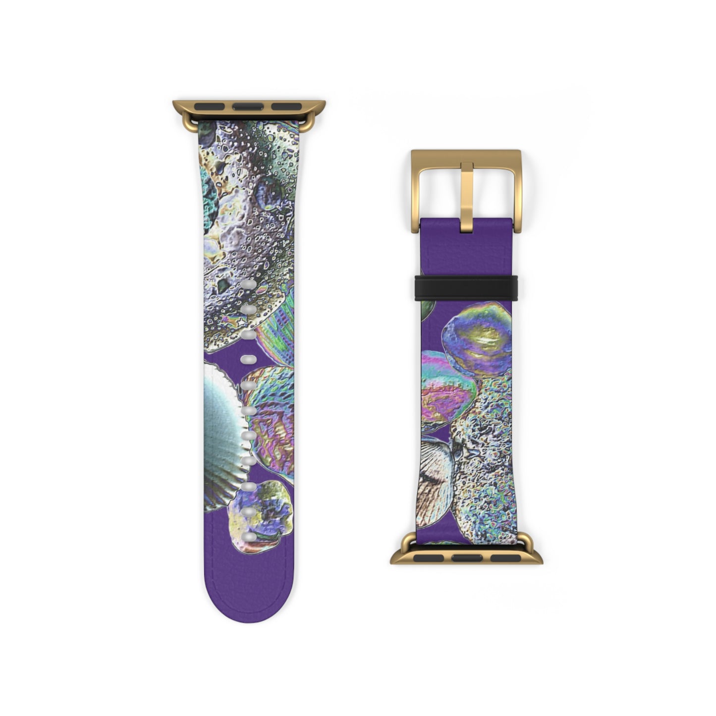 Apple Watch Band - Heatwave Seashell Collection, purple