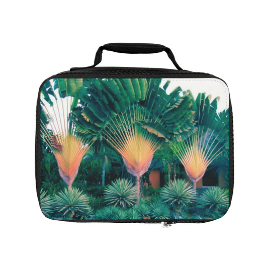 Traveler's Palms/Capri Lunch Bag - Eco-Friendly Insulated Tote, Adult and Child Lunchbox / Perfect for Picnics, Beach Outings