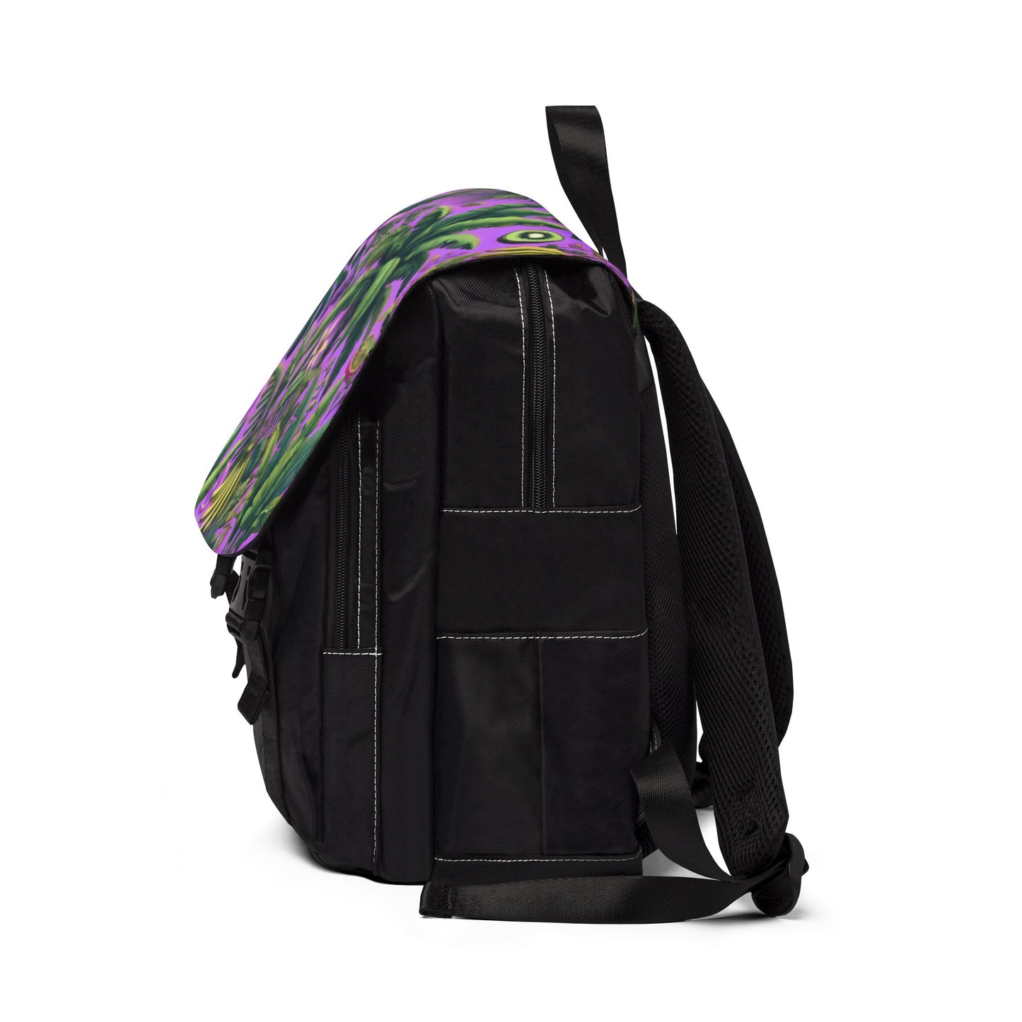 More Tropical Fruit/Deep Lilac Casual Backpack - Perfect for Everyday Adventures