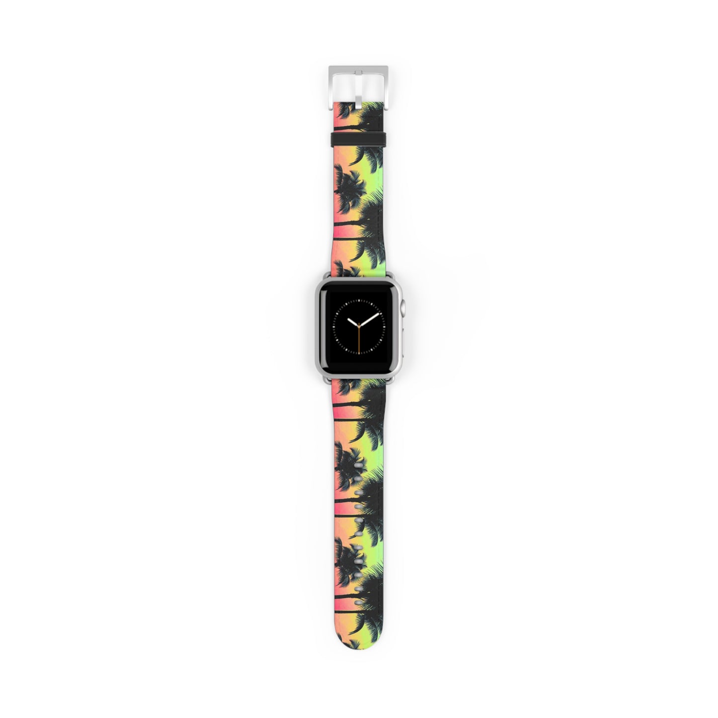 Apple Watch Band - Tropical Palm Glow Sangria