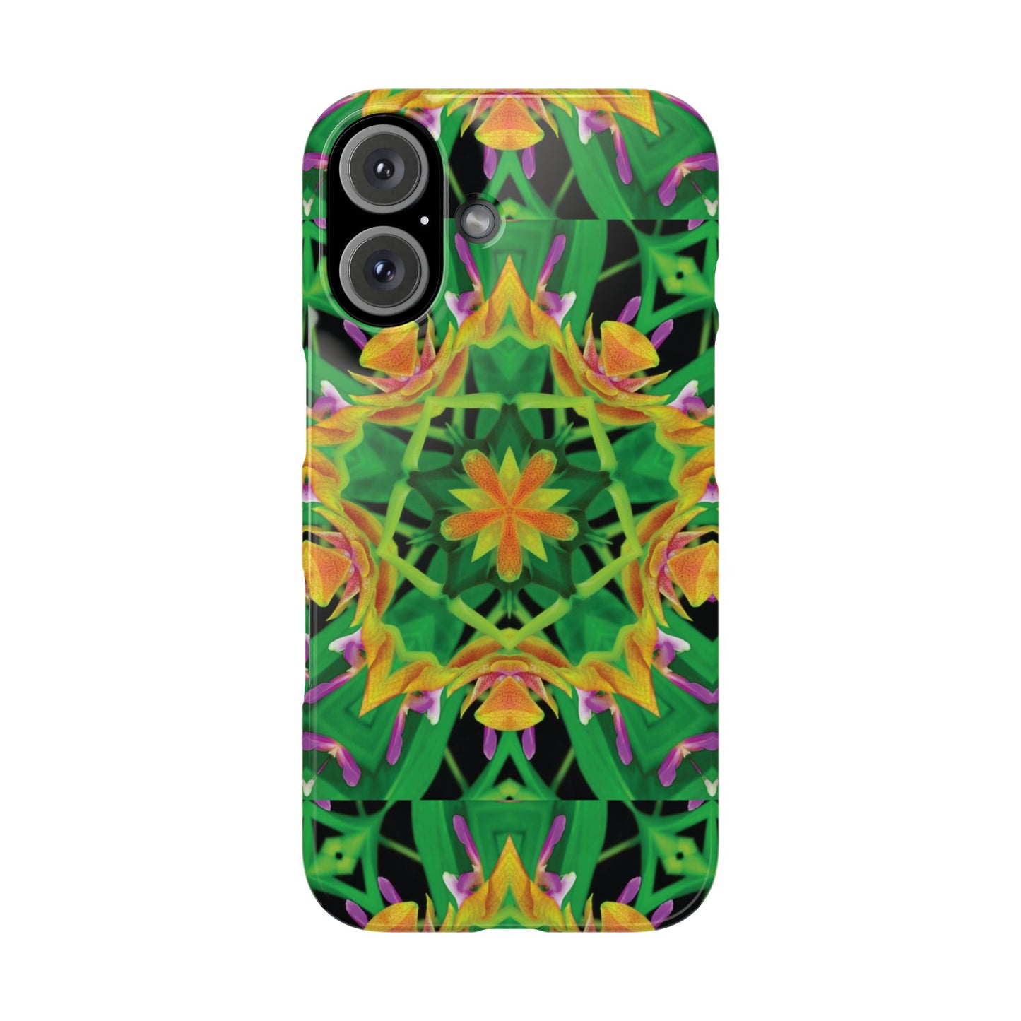 Slim Phone Cases - Orchid Kaleidoscope #2