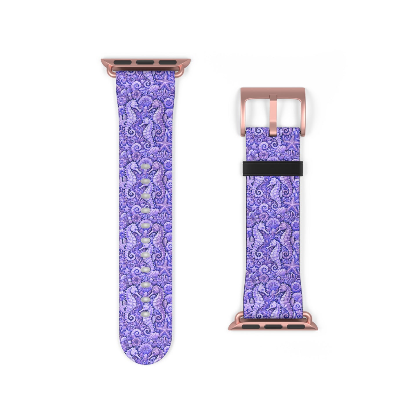 Apple Watch Band - Tropical Seahorse Trio, Amethyst